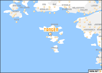 map of Tången