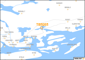 map of Tangen