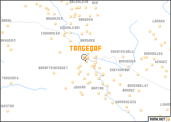 map of Tang-e Qāf