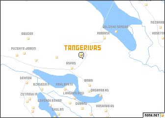 map of Tang-e Rīvās