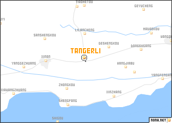 map of Tang\