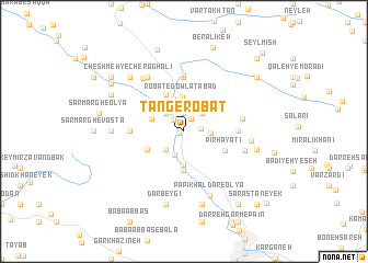 map of Tang-e Robāţ