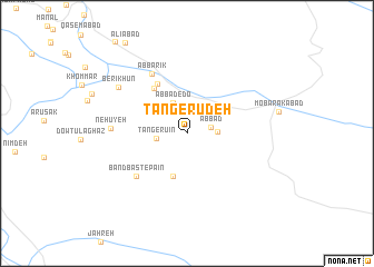 map of Tang-e Rūdeh