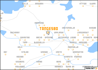 map of Tängesbo