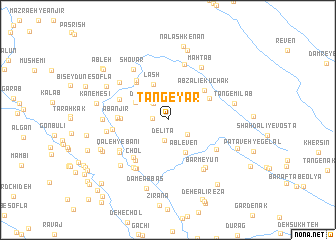 map of Tang-e Yār