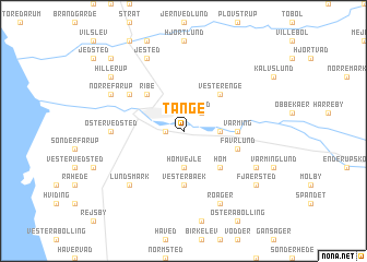 map of Tange