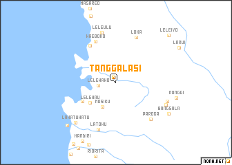 map of Tanggalasi