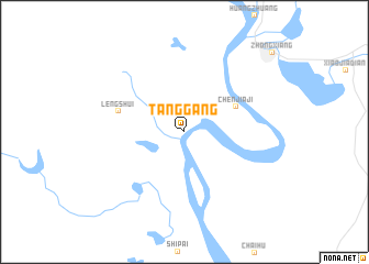 map of Tanggang