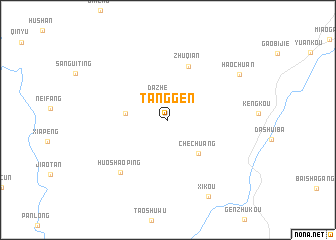 map of Tanggen