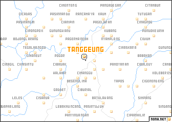 map of Tanggeung