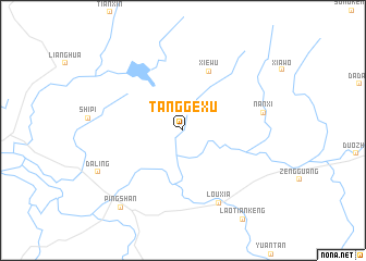 map of Tanggexu