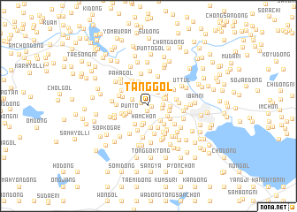 map of Tang-gol