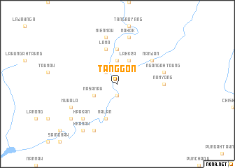 map of Tānggôn