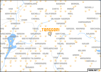 map of Tanggŏri