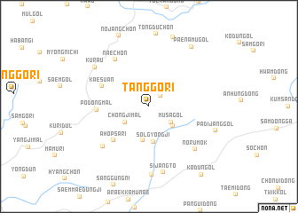 map of Tanggŏri