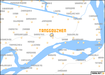 map of Tanggouzhen