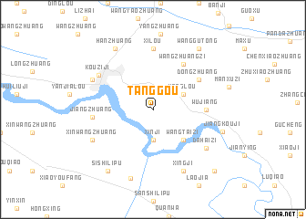 map of Tanggou