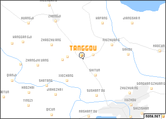 map of Tanggou