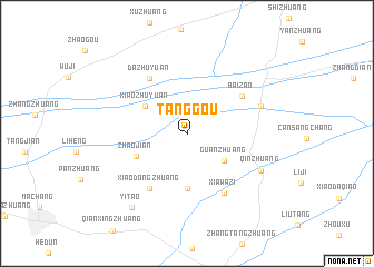 map of Tanggou