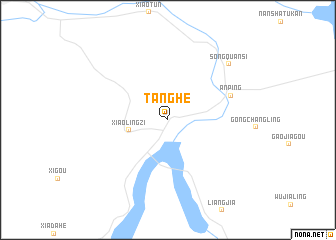 map of Tanghe