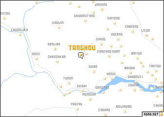 map of Tanghou