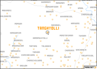 map of Tanghyŏl-li