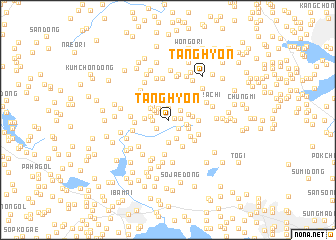 map of Tanghyŏn