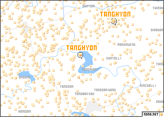 map of Tanghyŏn