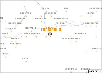 map of Tangī Bālā