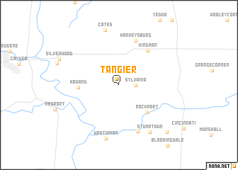 map of Tangier