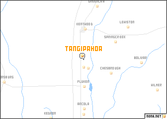 map of Tangipahoa