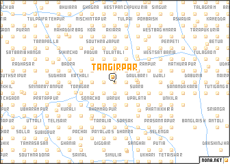 map of Tangirpār