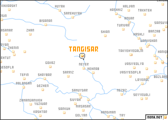 map of Tangīsar