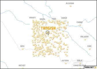 map of Tangīsh