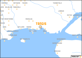 map of Tangis