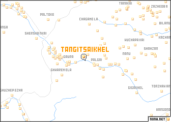 map of Tangi Tsai Khel