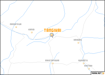 map of Tangiwai