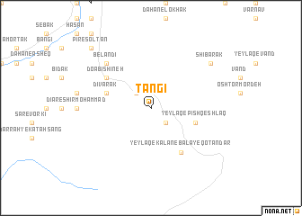 map of Tangī