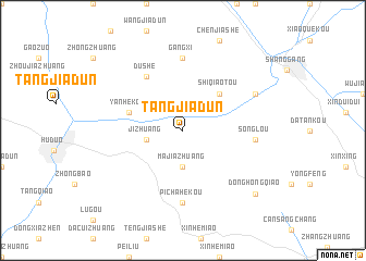 map of Tangjiadun