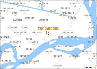 map of Tangjiagou