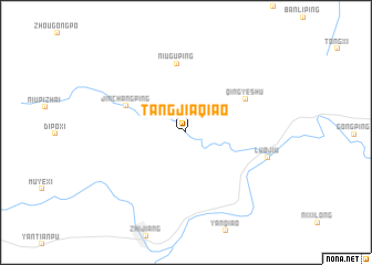 map of Tangjiaqiao