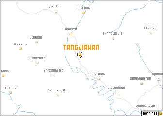 map of Tangjiawan