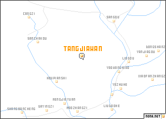 map of Tangjiawan