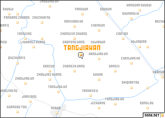 map of Tangjiawan