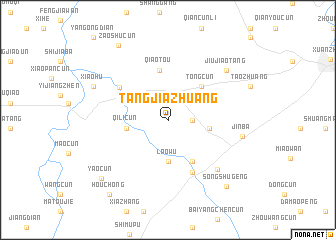 map of Tangjiazhuang