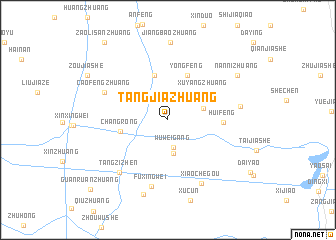 map of Tangjiazhuang
