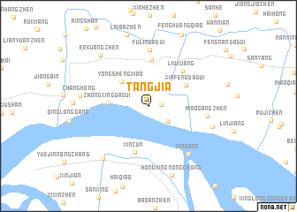 map of Tangjia