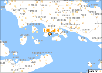 map of Tangjia