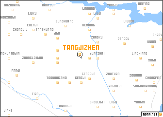 map of Tangjizhen