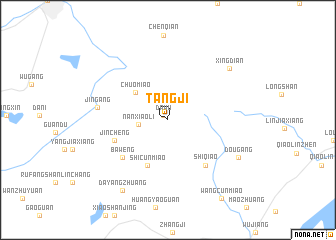 map of Tangji